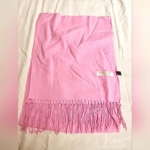 NWOT Women's DXG Light Pink Pashmina (Polyester/ Viscose)